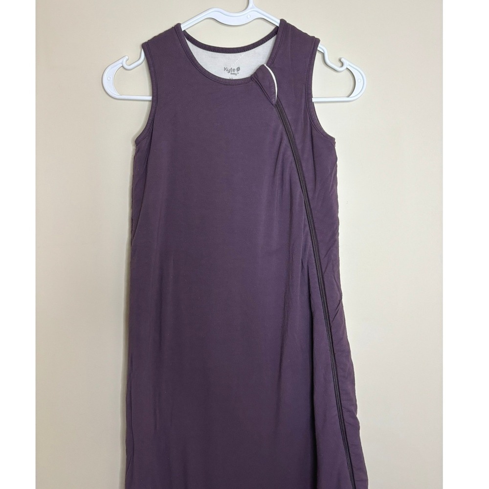 Kyte Baby Bamboo Sleep Bag 1.0 TOG Eggplant Purple XL Wearable Blanket Toddler